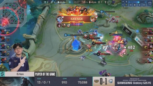 Hasil MPL ID S16 Playoffs Match 2 Hari 1: Laga Sengit EVOS vs DEWA United