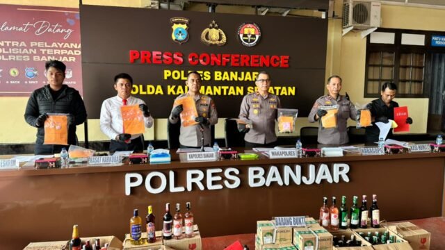 Jaga Kekhusyukan Ramadan, Polres Banjar Sikat Jaringan Narkoba dan Peredaran Miras