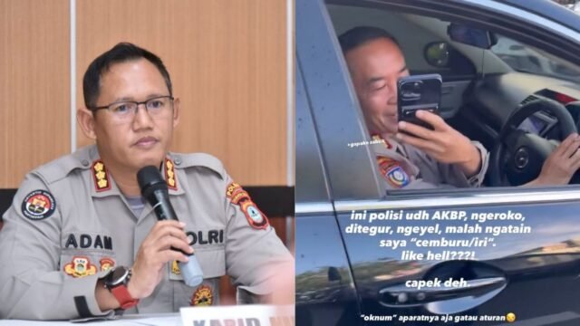 Polisi Berpangkat AKBP di Kalsel Viral Karena Merokok Sambil Nyetir, Polda Minta Maaf