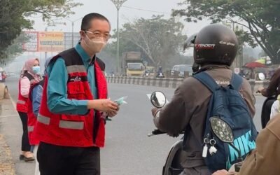 Ciputra Hospital Banjarmasin Berbagi Masker, Bantu Masyarakat Terhindar Paparan Asap Karhutla